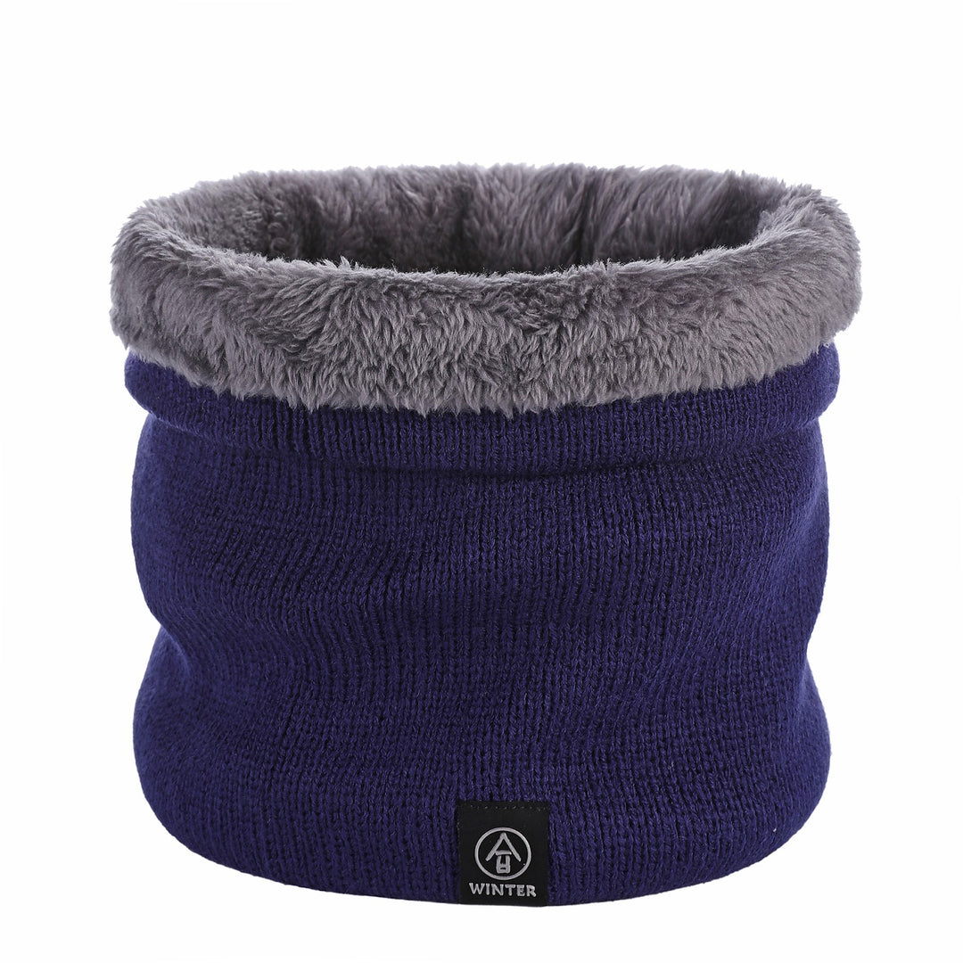 Knit Loop Scarf, solid color, for women and men