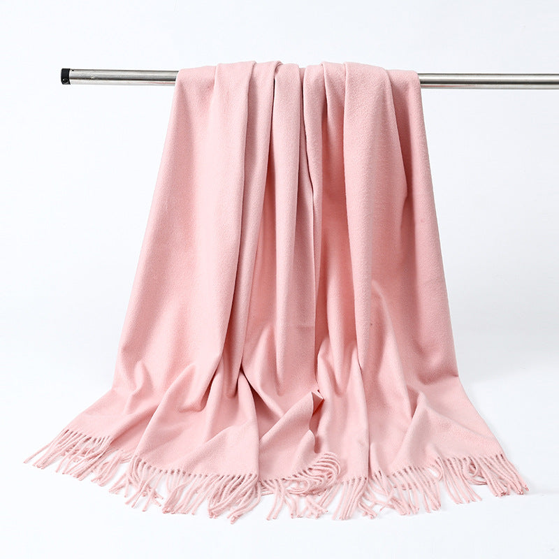 Elegant wool cashmere scarf for men and women