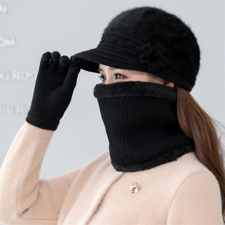 Ladies' knitted hat, warm and stylish