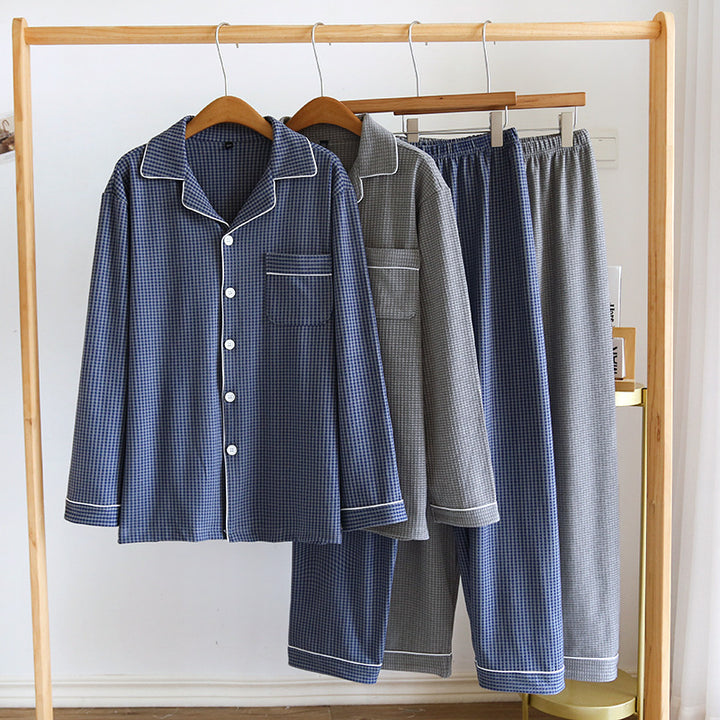 Men's house suit, lined, checked