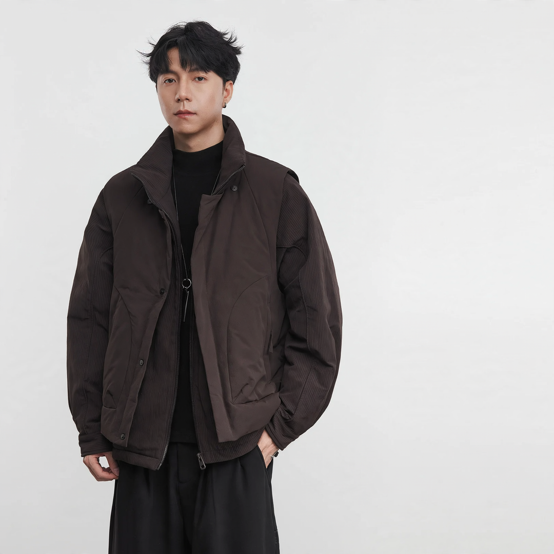Men's down jacket, urban style, durable