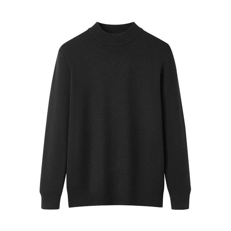 Men's turtleneck sweater made of wool, lined