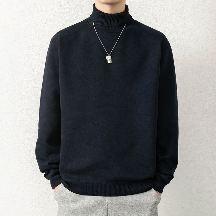 Men's Turtleneck Sweater, Lined, Winter