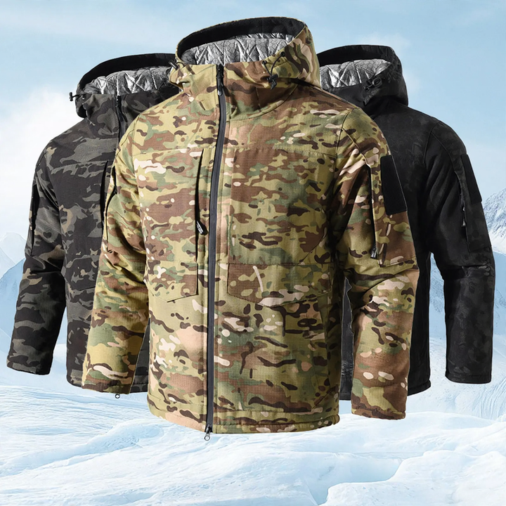 Tactical Men's Winter Jacket, M65 Style, Water Resistant