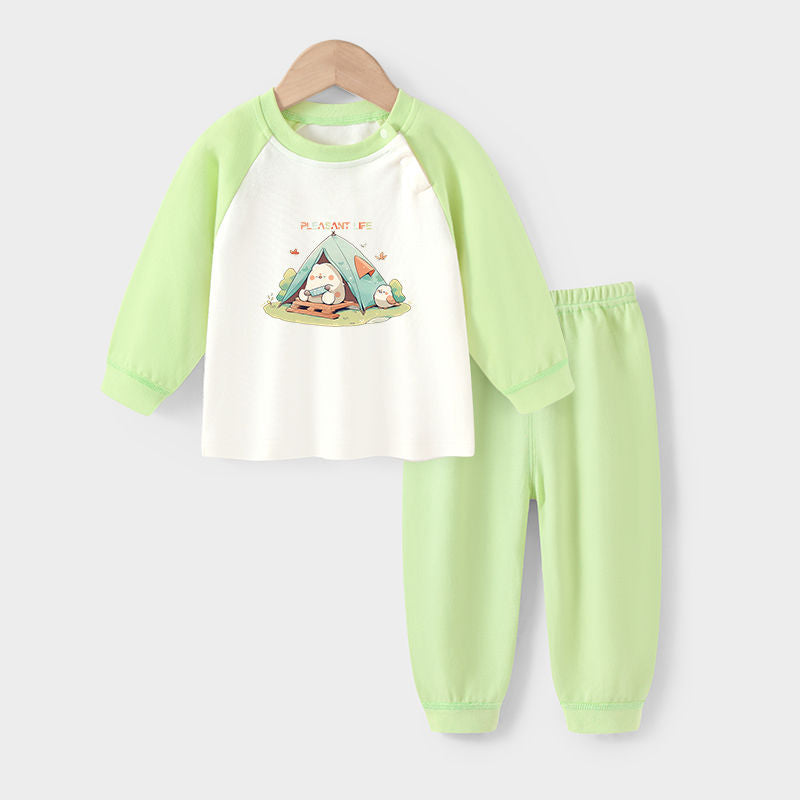 Children's Pajama Set made of cotton, two-piece