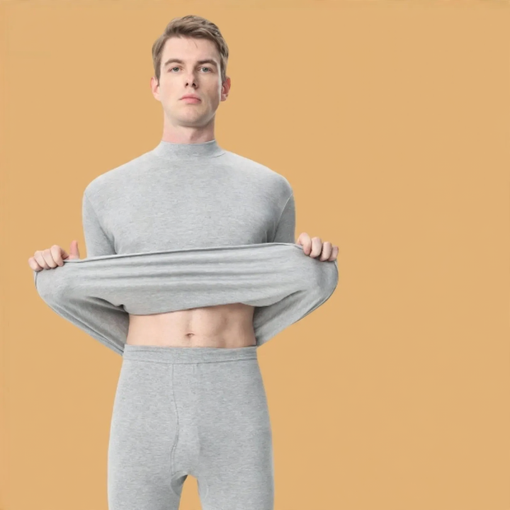 Men's thermal underwear set made of cotton