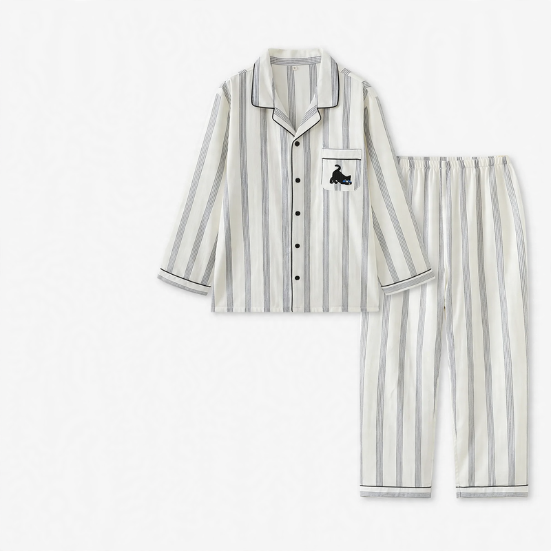 Cotton pajama set for couples