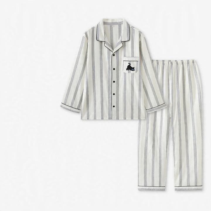 Cotton pajama set for couples