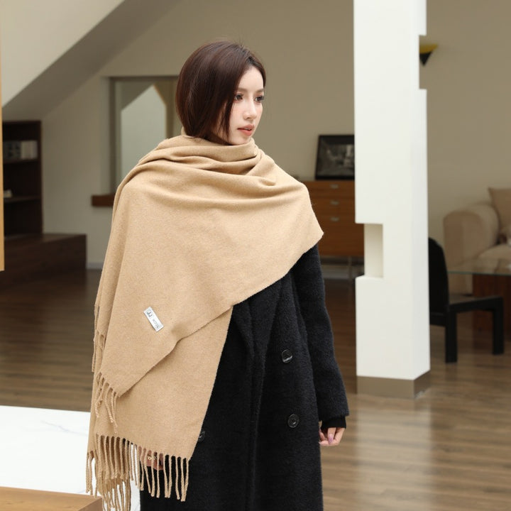 Wool scarf and shoulder wrap, 70x200 cm