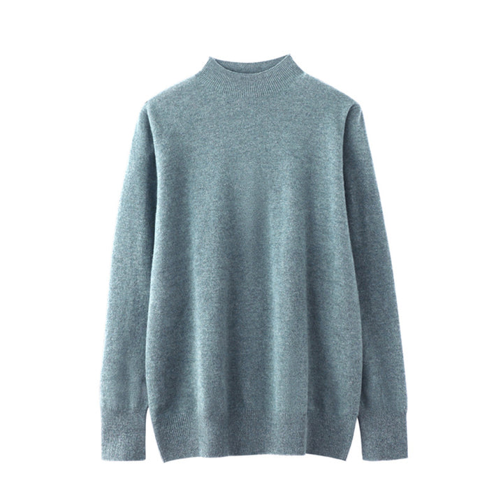 Men's knitted sweater made of 100% wool, loose fit