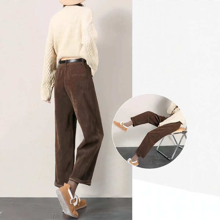 Kord-Harem pants for women, ankle length