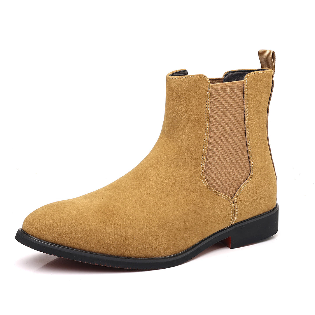 Elegant men's Chelsea boots, pointed