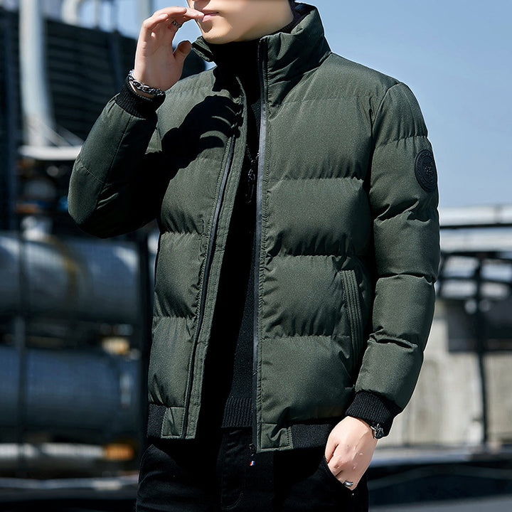 Padded men's winter jacket in Korean style