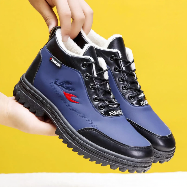 Men's winter boots, insulated, water-repellent