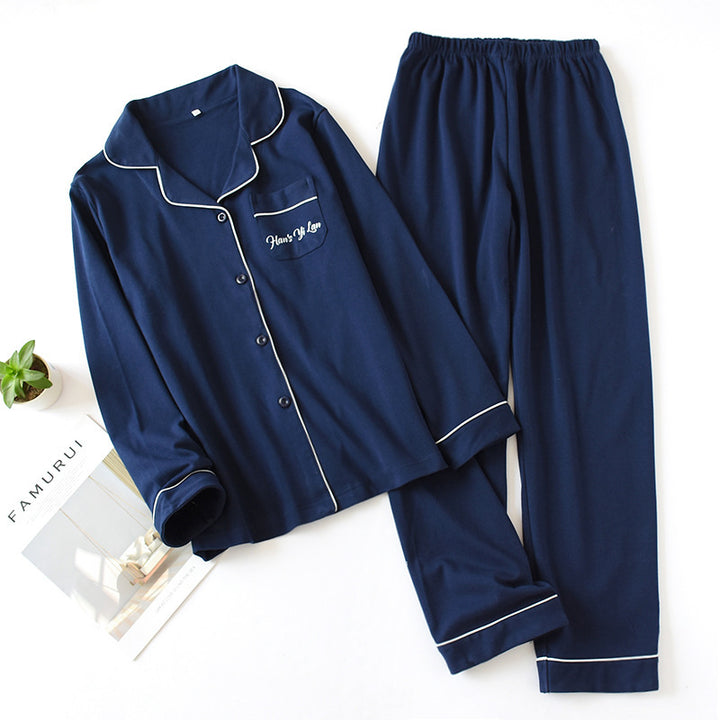 Cotton pajama set for couples