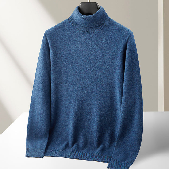 Men's turtleneck sweater made of 100% merino wool