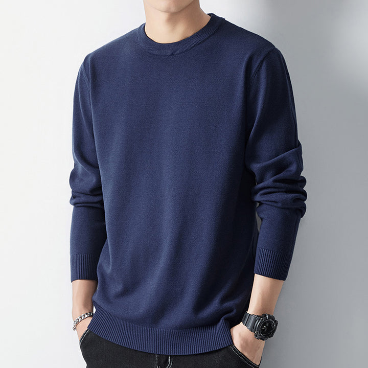 Men's sweater with turtleneck, lined