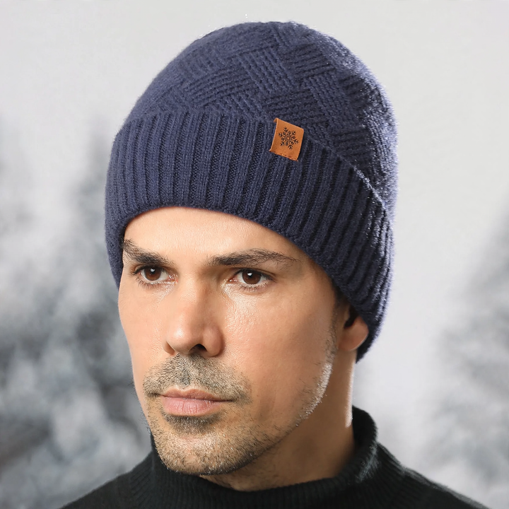 Winter Set: Knitted hat, scarf, and gloves