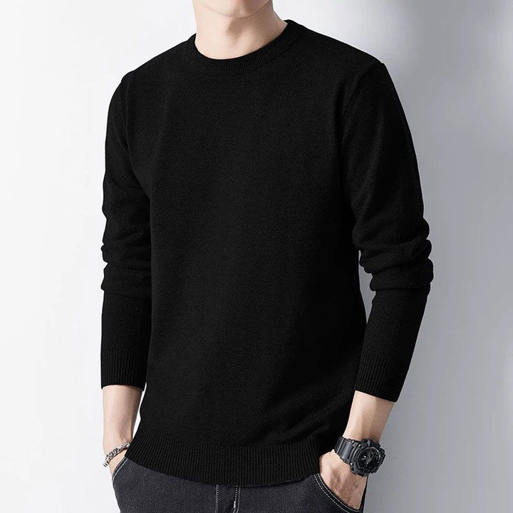 Men's turtleneck sweater, warm lined, winter