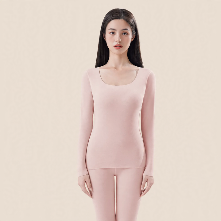 Women's Thermal Set, lined, U-neck
