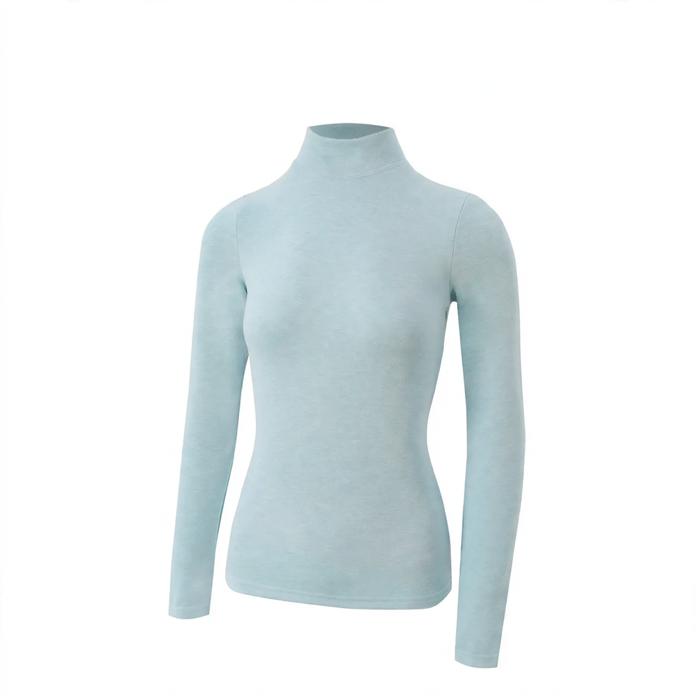 Women’s thermal top, insulated, stand collar