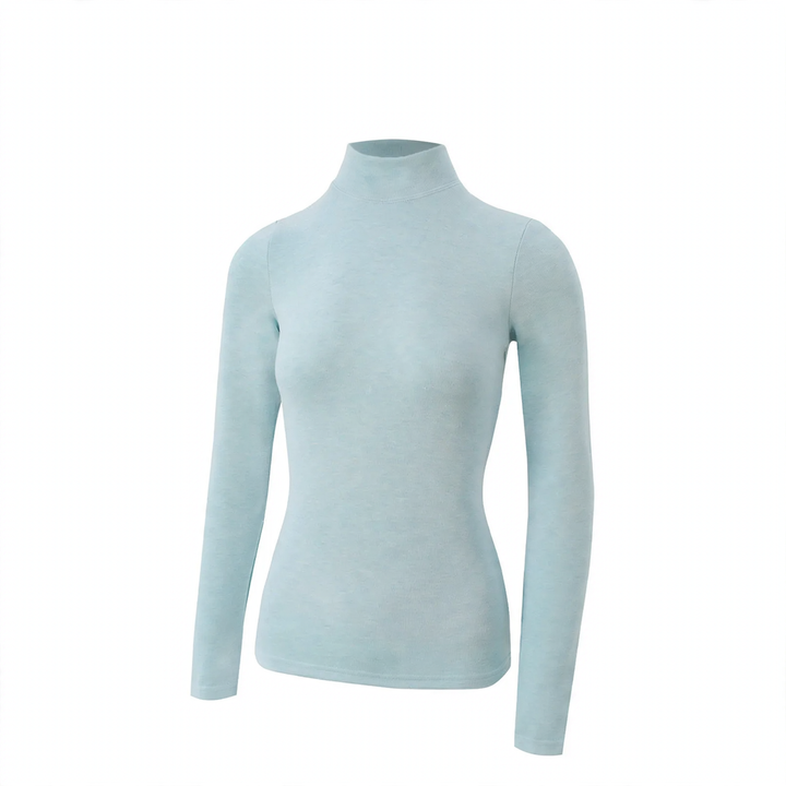 Women’s thermal top, insulated, stand collar