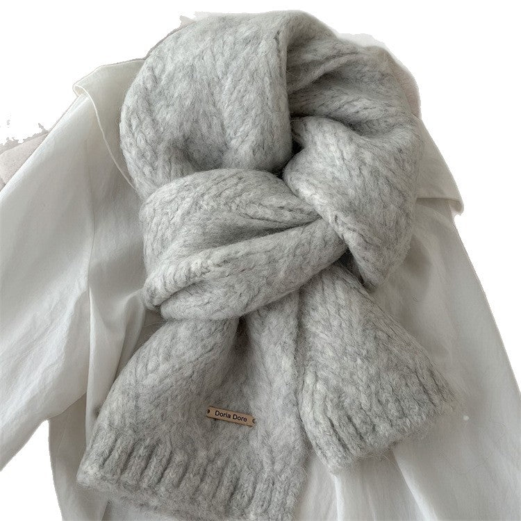Alpaca wool scarf, 163 cm