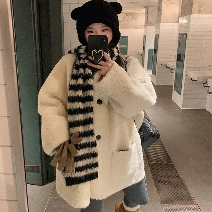 Women’s Sheepskin Jacket, Casual Leisure Style