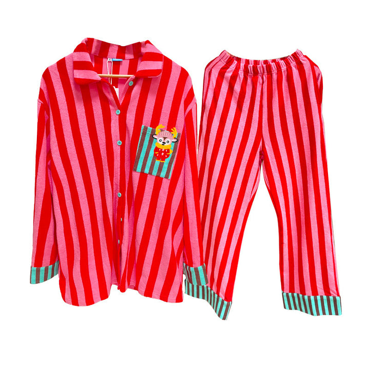Luxurious loungewear set made of cotton terry