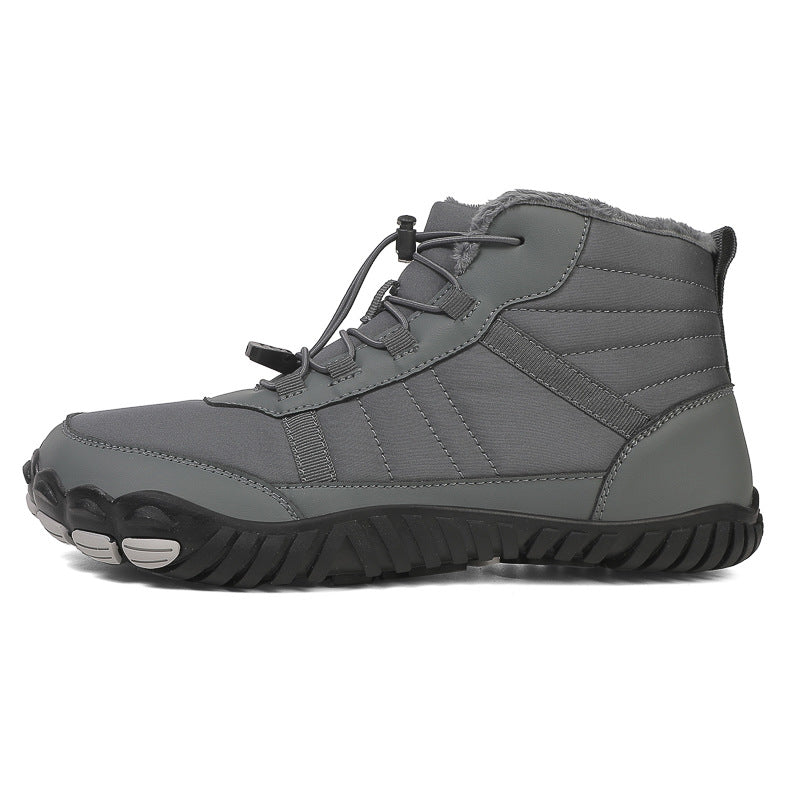 Waterproof men's winter boots with warm lining