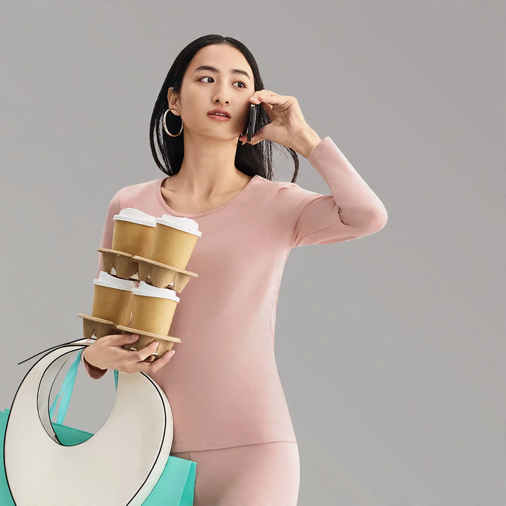 Cotton thermal underwear set for women and men