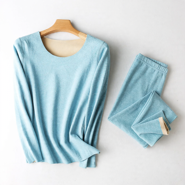 Thermal underwear set with heating function for women and men