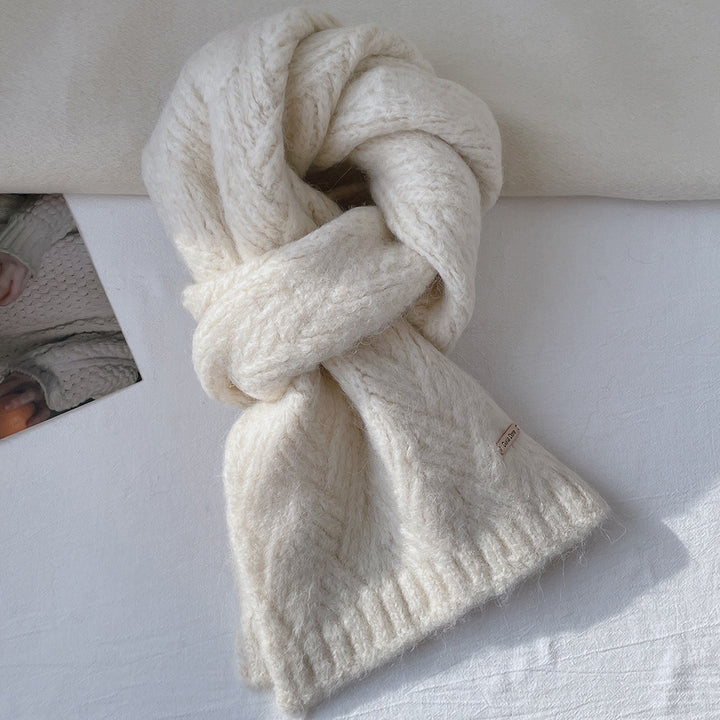 Elegant Alpaca Scarf, 165x24cm