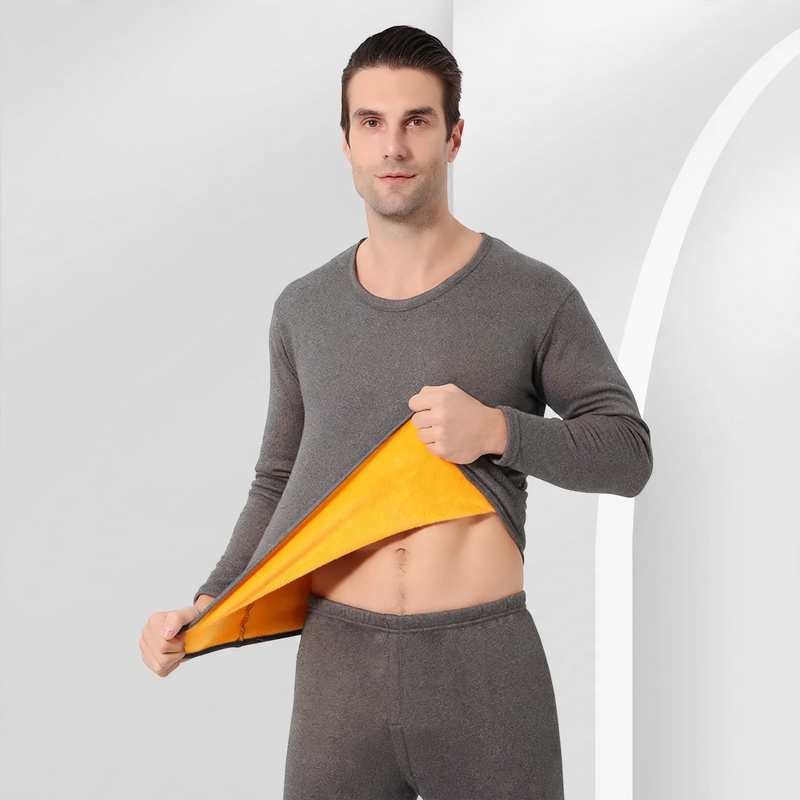 Padded thermal underwear set for women and men