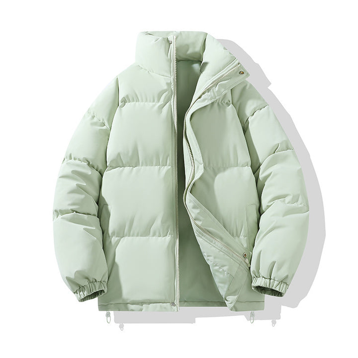 Men's padded jacket, solid color, relaxed, urban style