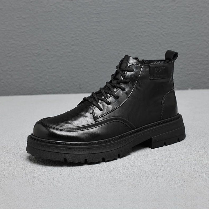 Men's Martin boots, lined, platform sole