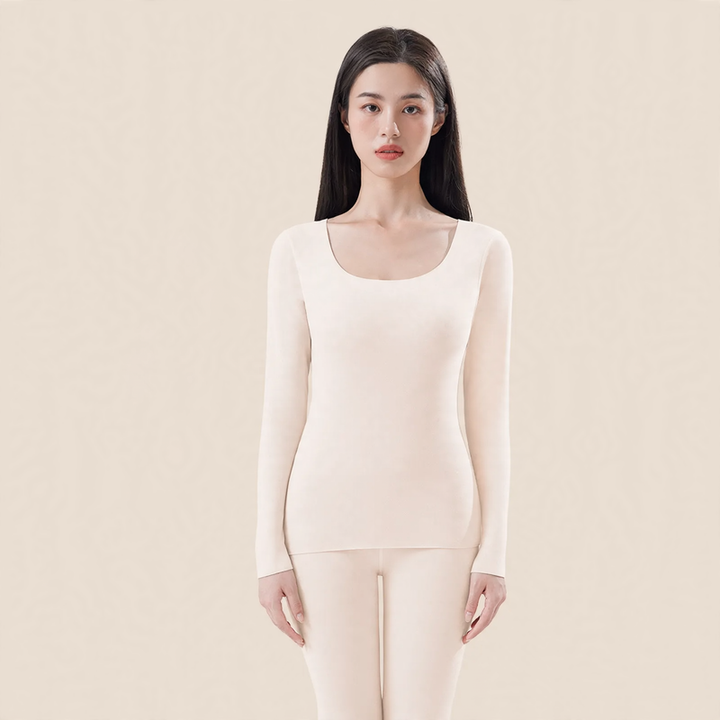 Women's Thermal Set, lined, U-neck