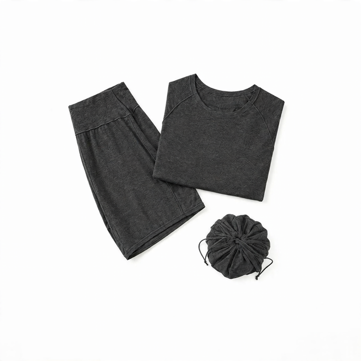 Men's Pajama Set, breathable, Round neck
