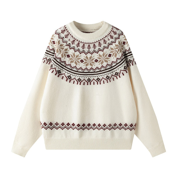 Vintage Fair-Isle Knit Sweater