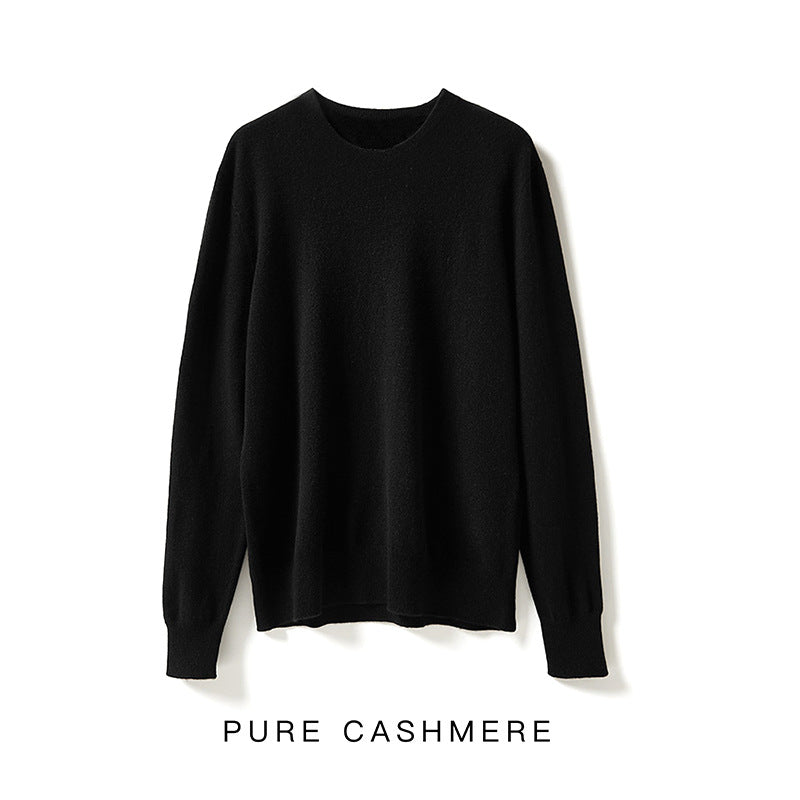 Men's knitted sweater made of 100% wool, loose fit