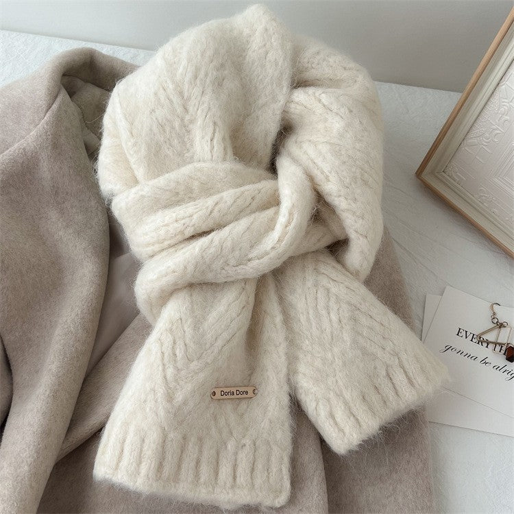 Alpaca wool scarf, 163 cm