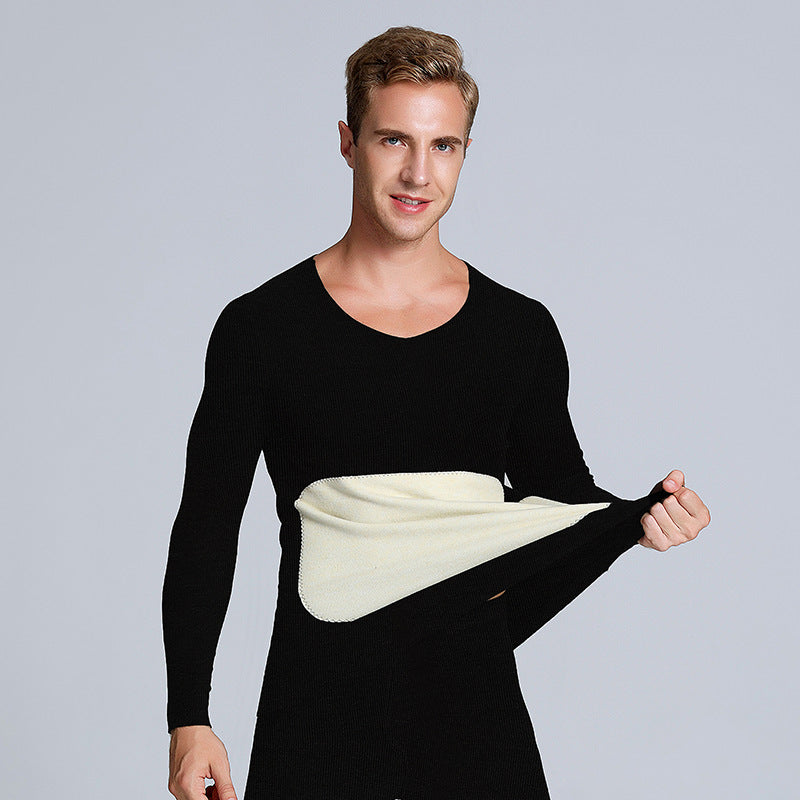 Self-warming thermal underwear set