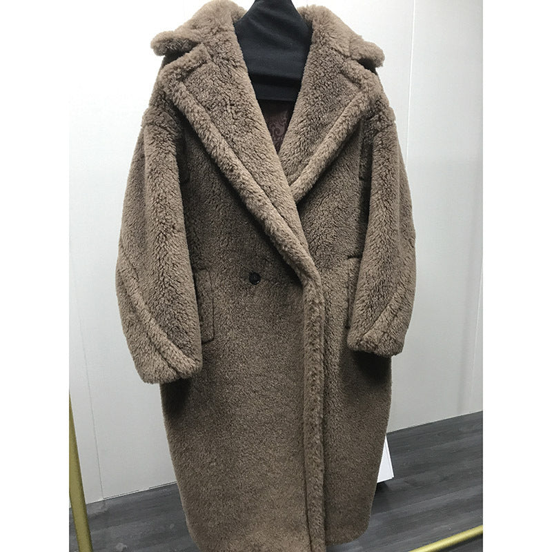 Teddy-Coat, mid-length, for women
