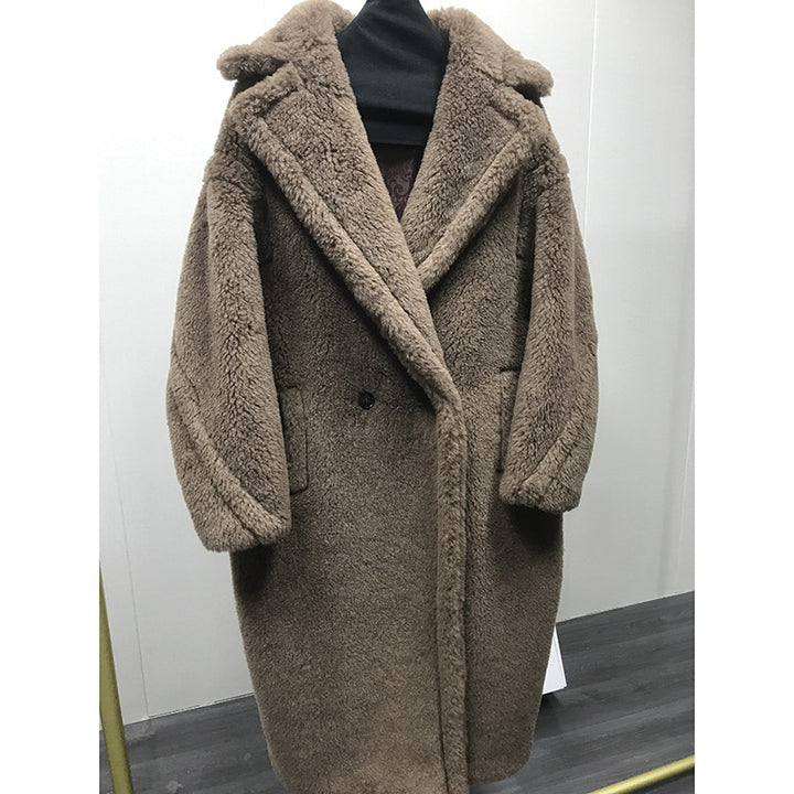 Teddy-Coat, mid-length, for women