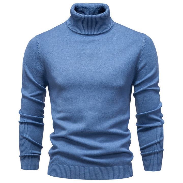 Men's Turtleneck Sweater, simple and modern