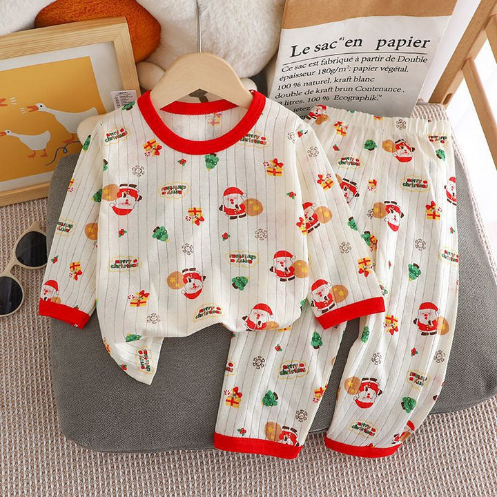 Children's summer pajamas, 100% cotton, 7/8 sleeves