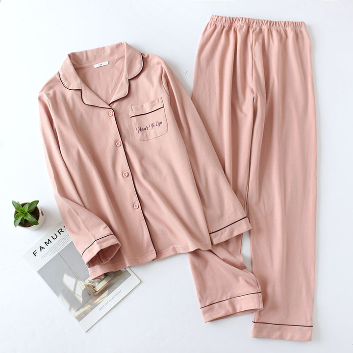 Cotton pajama set for couples