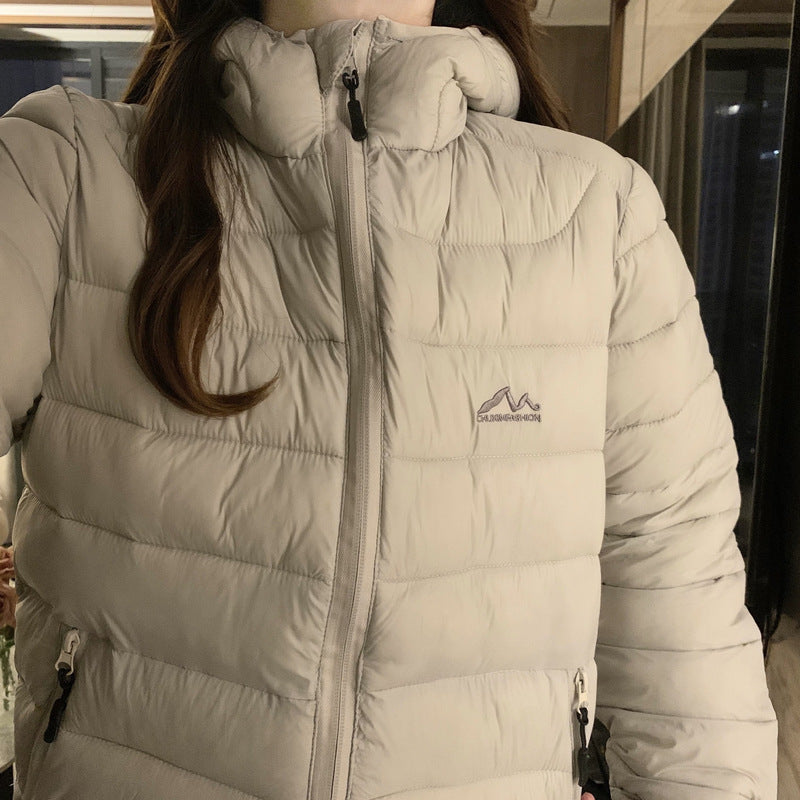 Light, quilted hoodie for women