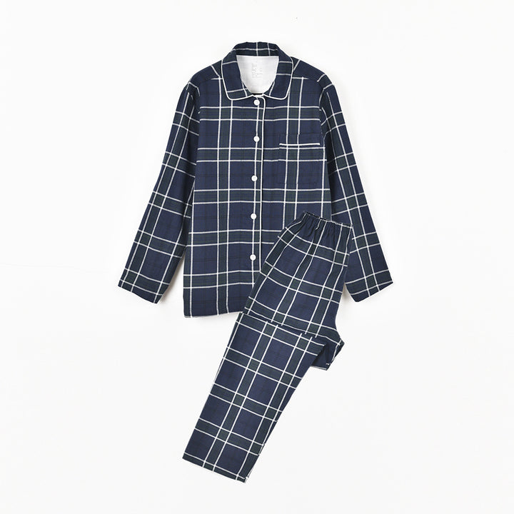 Flannel cotton pajamas for women and men