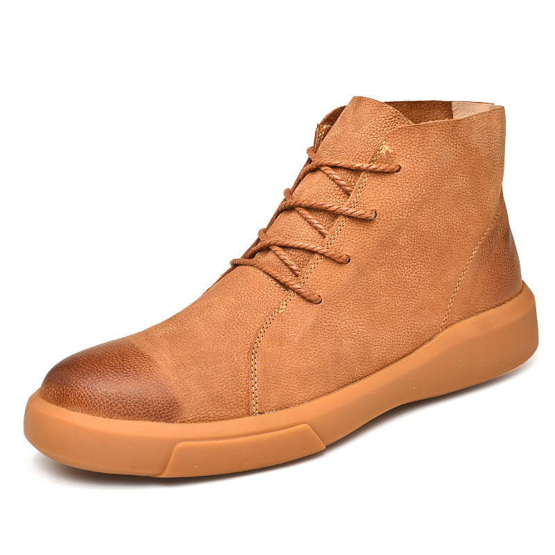 Men's boots, ankle-high, casual design